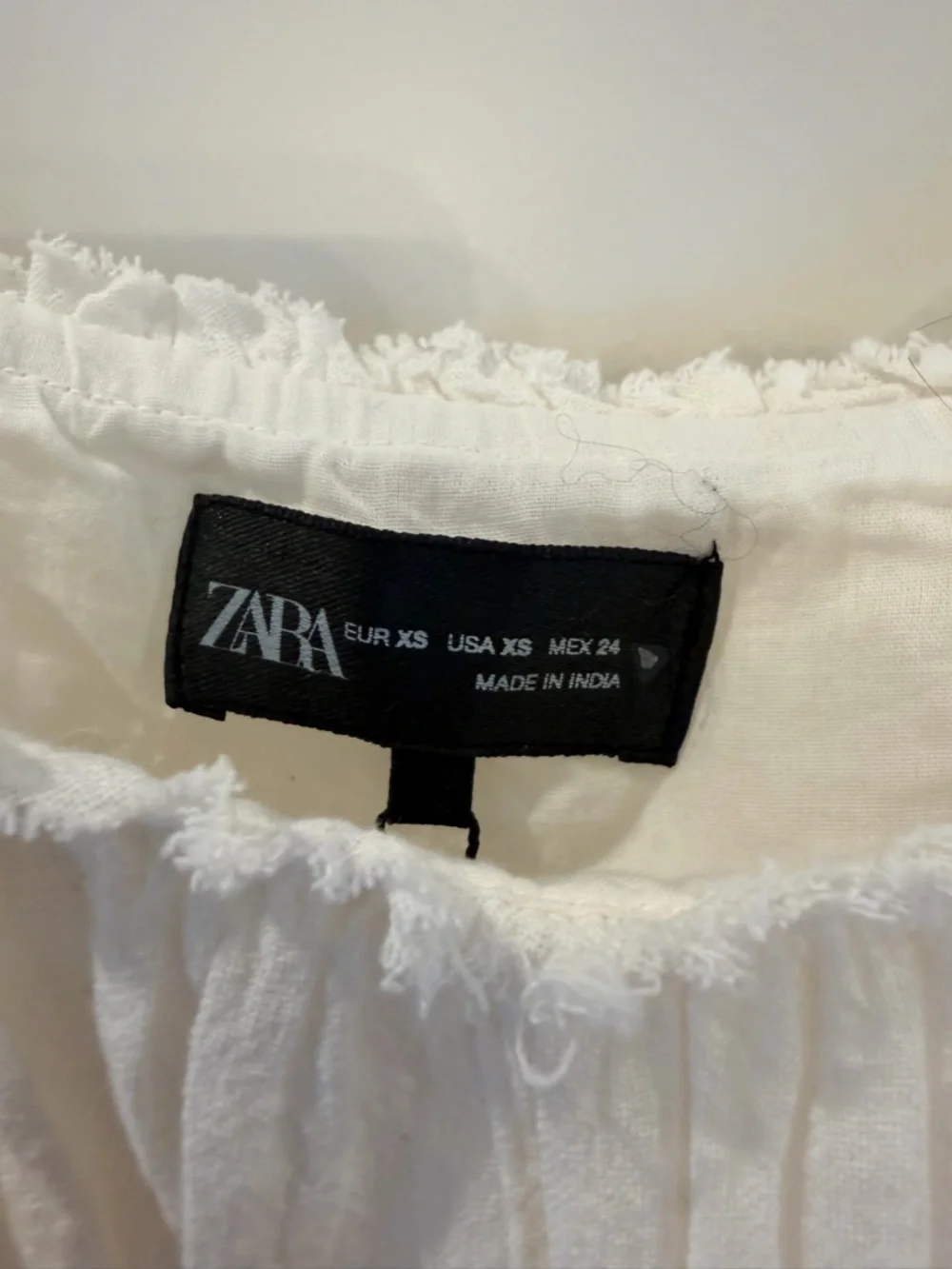 Zara white summer dress - Picture 2 of 3